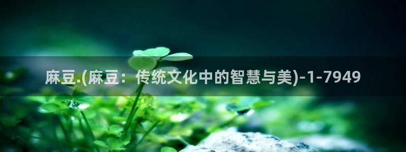 糖心vlog博客:麻豆.(麻豆:传统文化